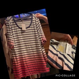 LuLaRoe Boyfriend Tee 3XL